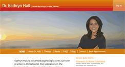 Desktop Screenshot of drkathrynhall.com