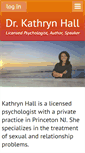 Mobile Screenshot of drkathrynhall.com