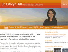 Tablet Screenshot of drkathrynhall.com